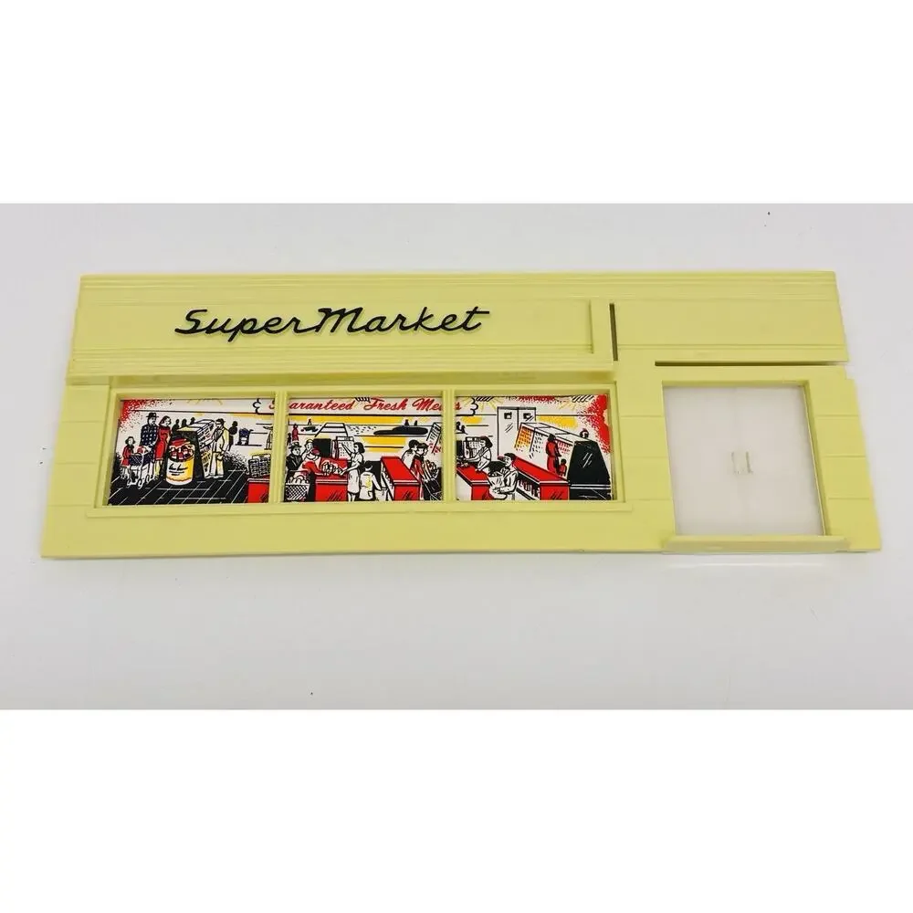 Plasticville O & S Gauge Super Market Kit SM-7 Complete w/ Box